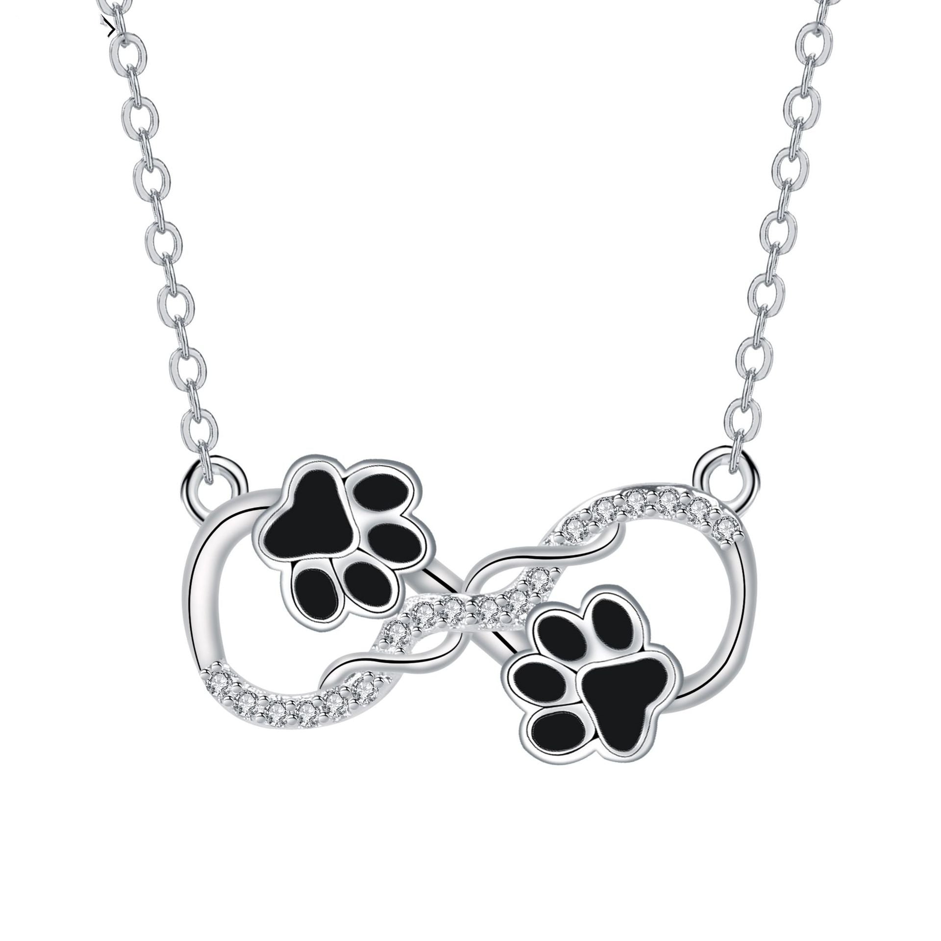 Clavicle Chain Simple Cute Dog's Paw Necklace