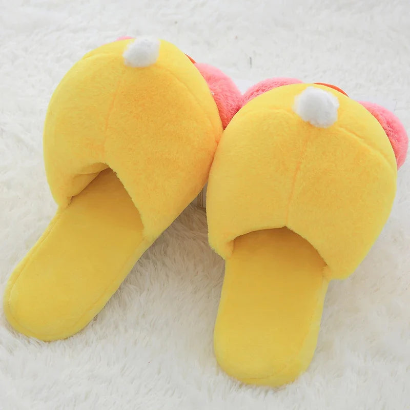 Kawaii Plush Ducky Slippers