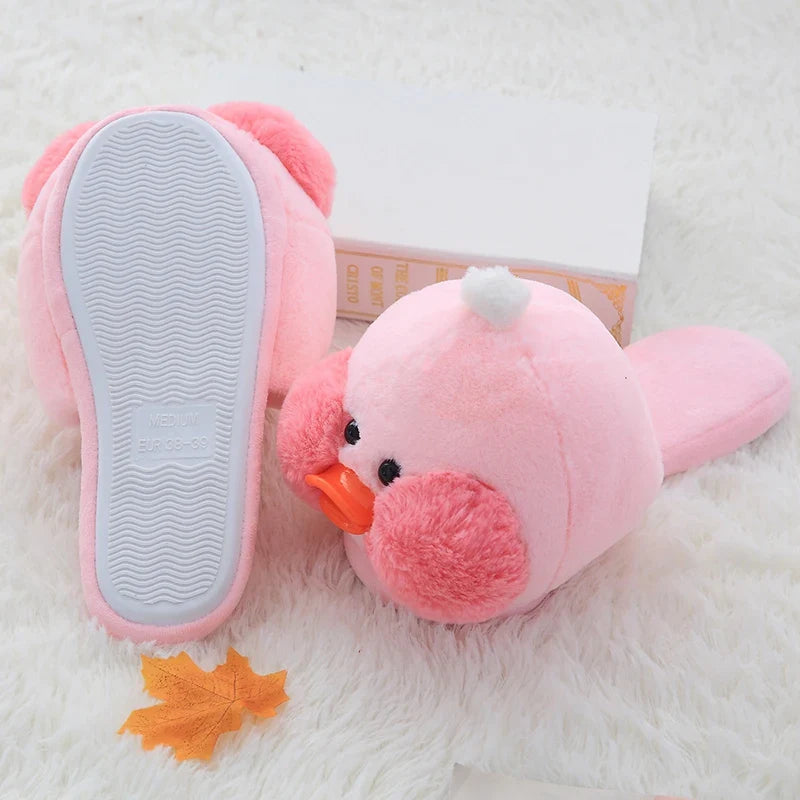 Kawaii Plush Ducky Slippers