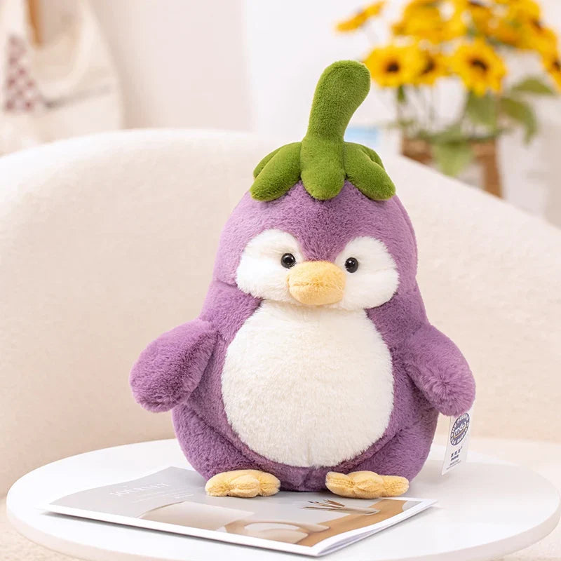 Cute Penguin Eggplant Plushies