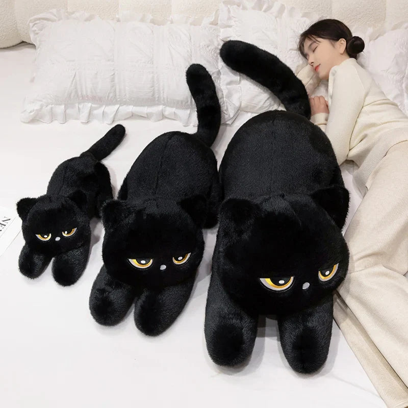 Sleepy Cat Body Pillow Plushies