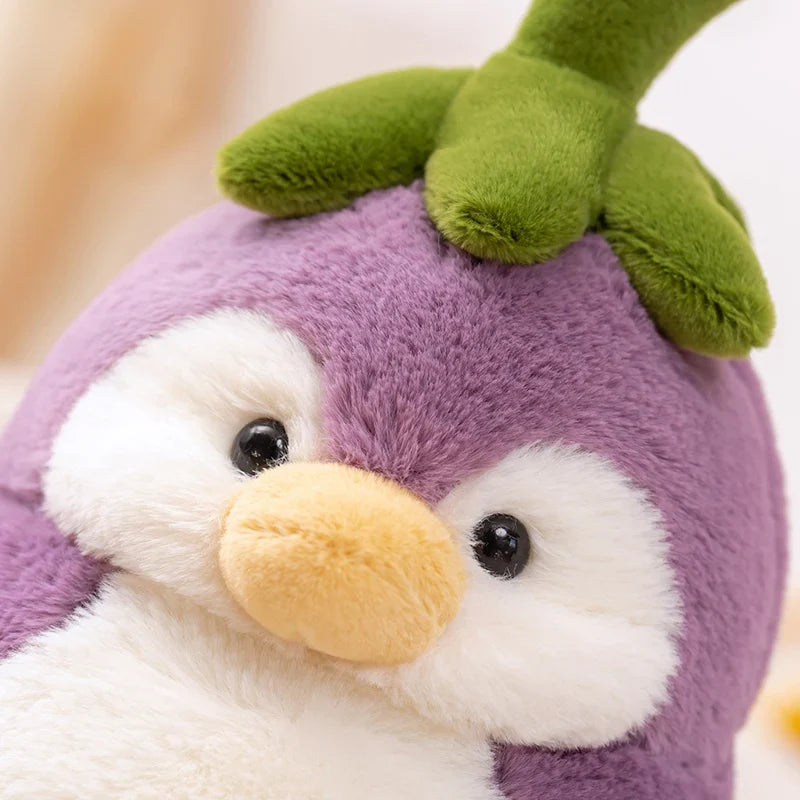 Cute Penguin Eggplant Plushies