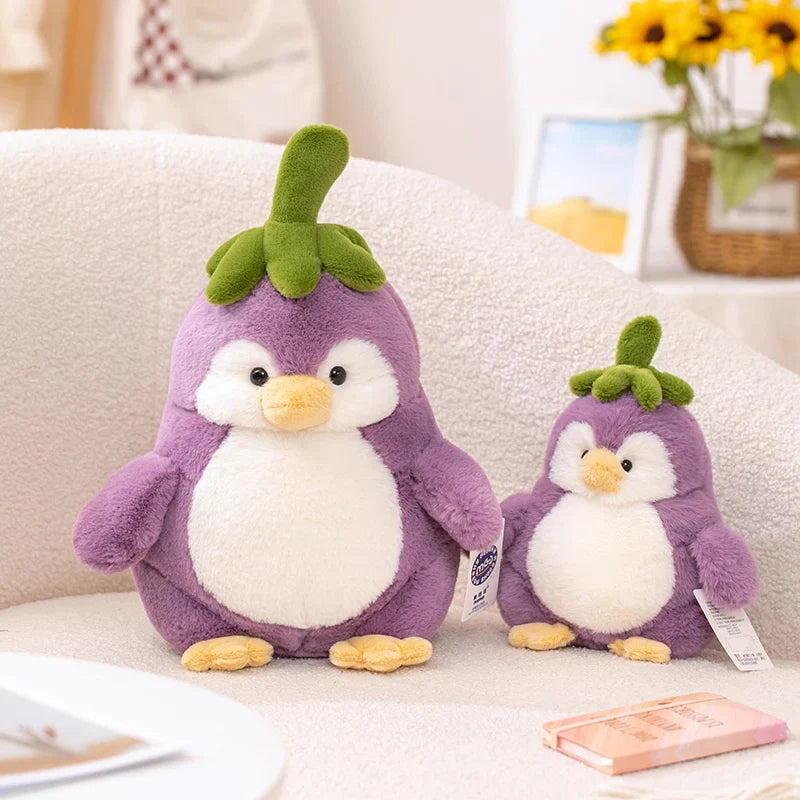 Cute Penguin Eggplant Plushies