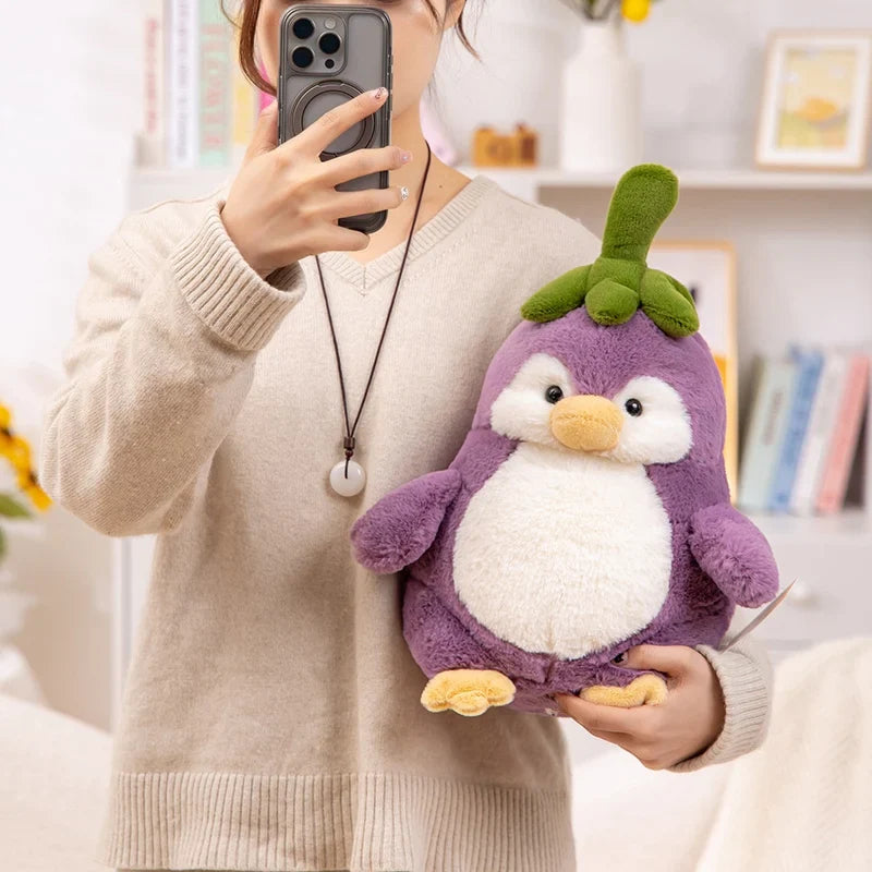 Cute Penguin Eggplant Plushies