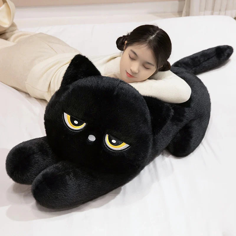Sleepy Cat Body Pillow Plushies