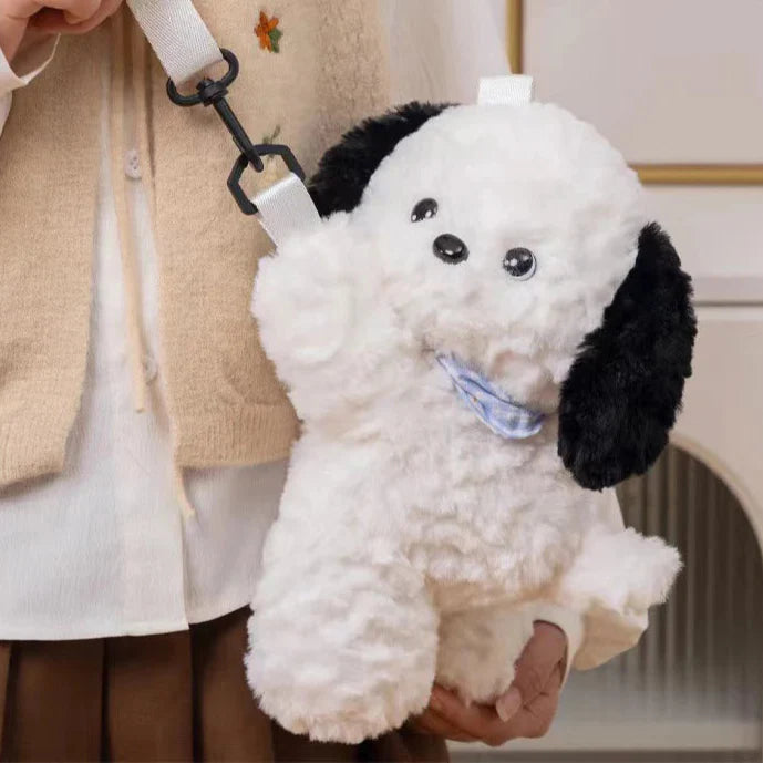 Plush Kitty & Puppy Crossbody Bags