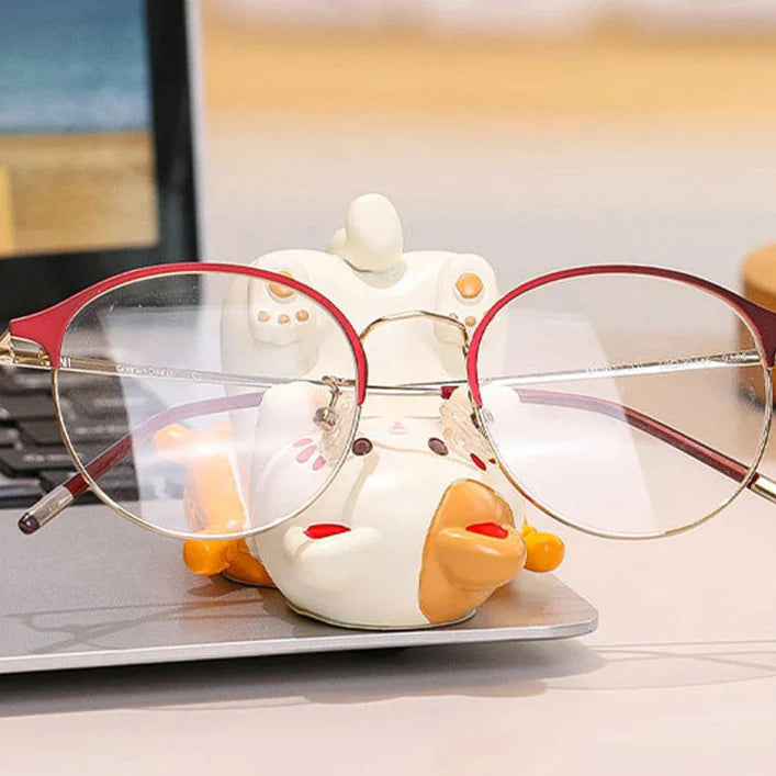 Kawaii Cat Desktop Glasses Stand