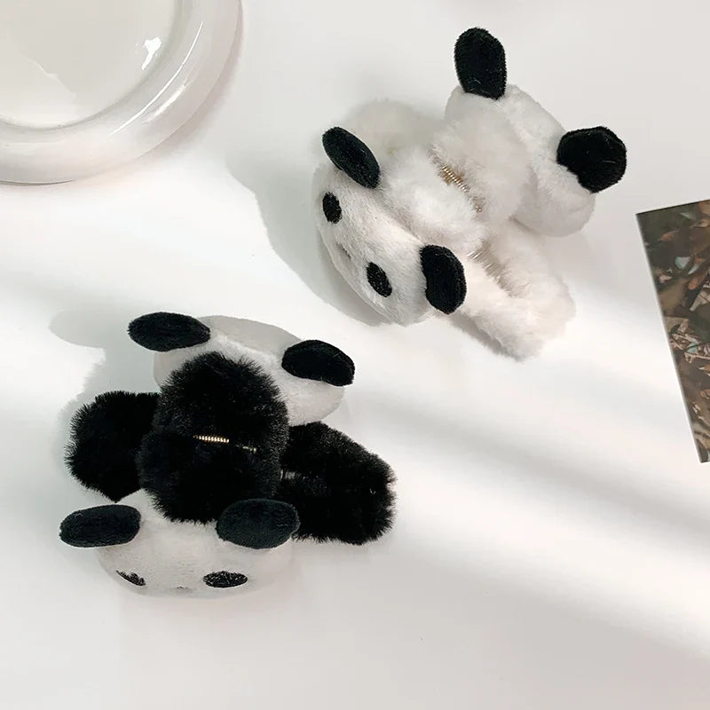 Plush Panda Hair Clip