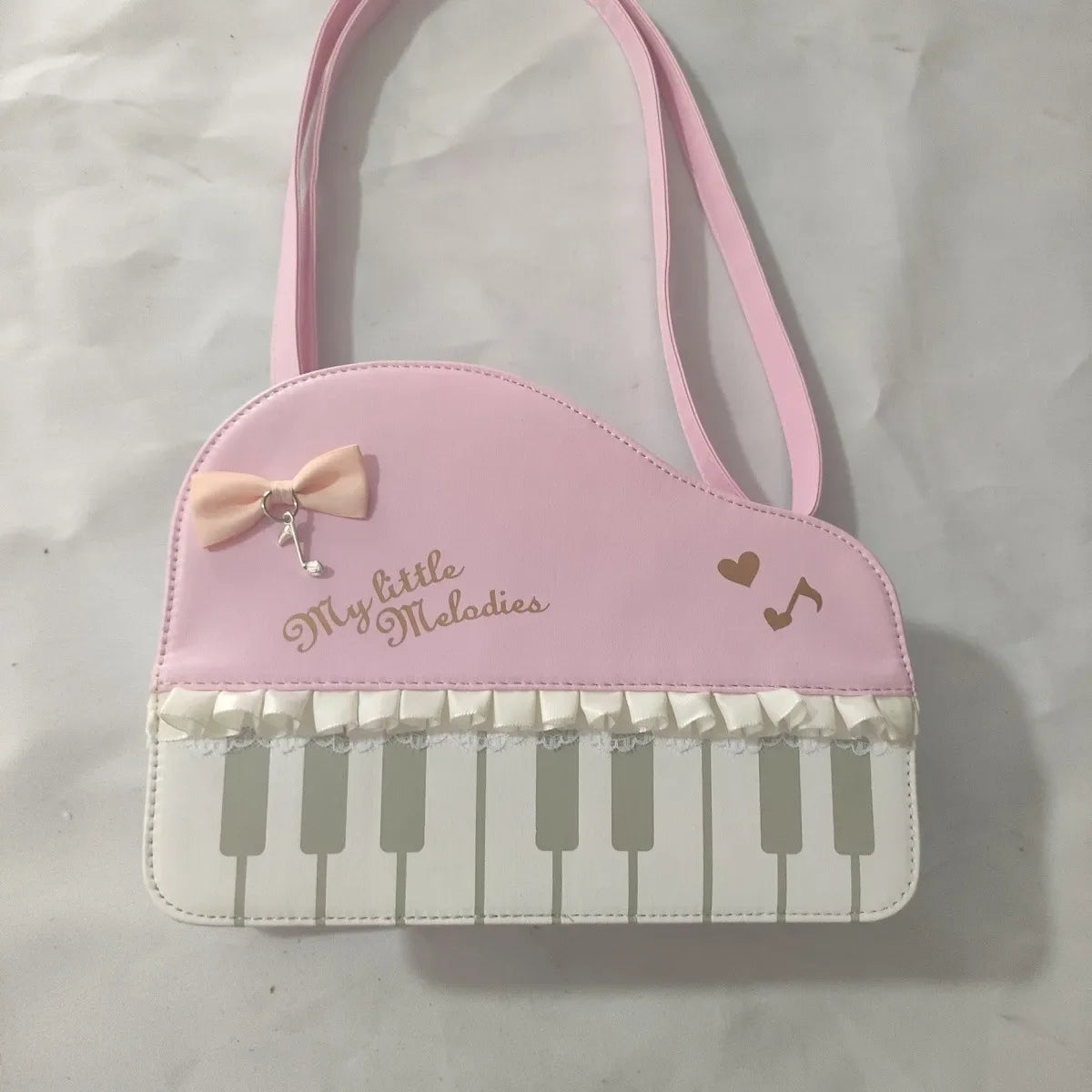 Kawaii Pink Piano Bag