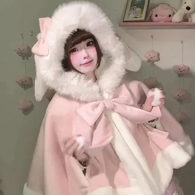 Kawaii Bunny Hooded Cloak