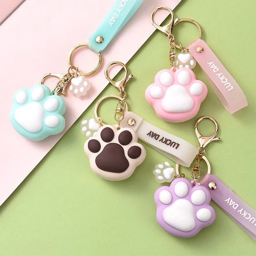 Lucky Day Cat Paw Keychain