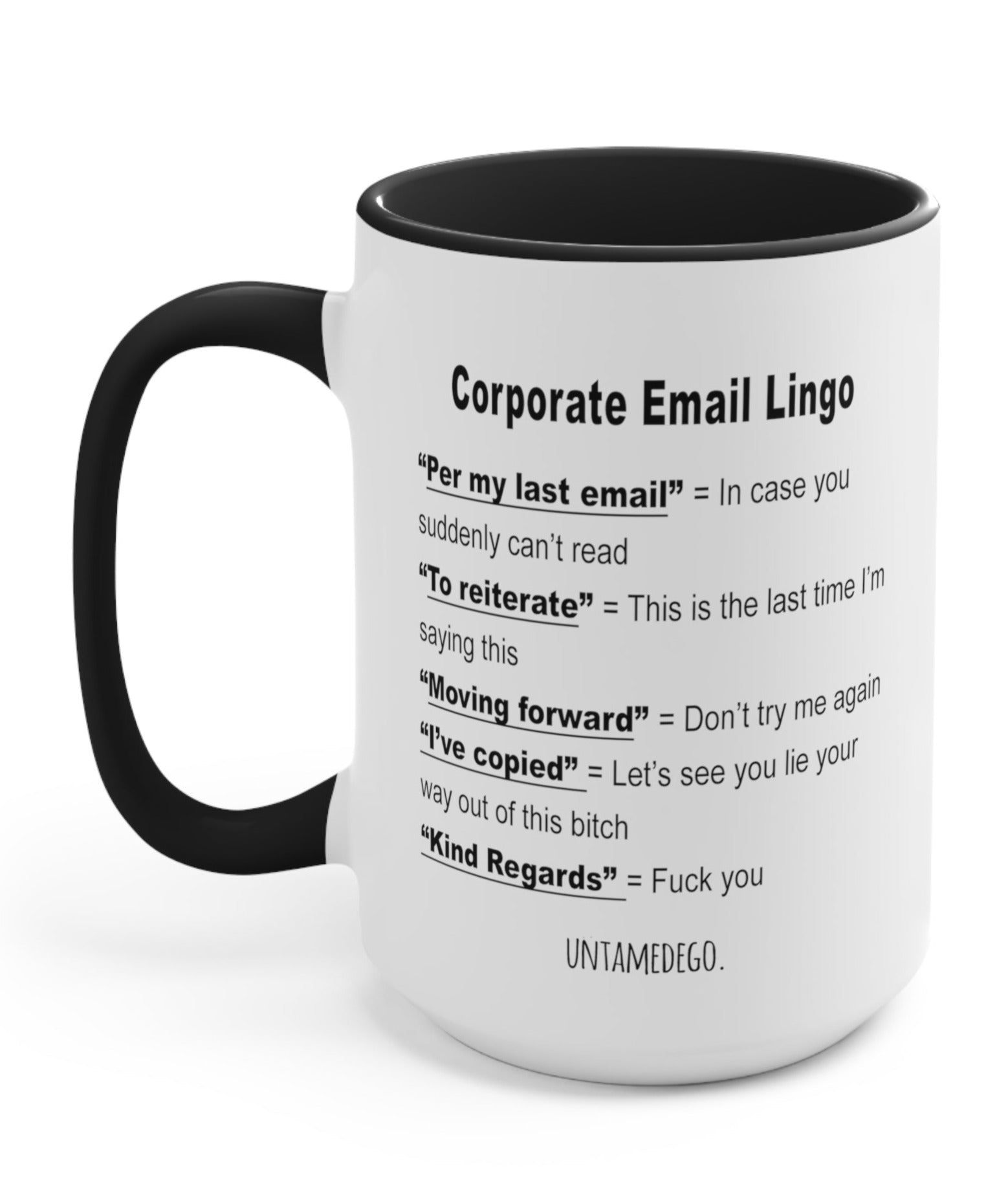 Corporate Email Lingo Mug